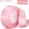 Pink Satin Ribbon 1 1/2 Inch Pink Ribbon 50 Yards Polyester Fabric Ribbon